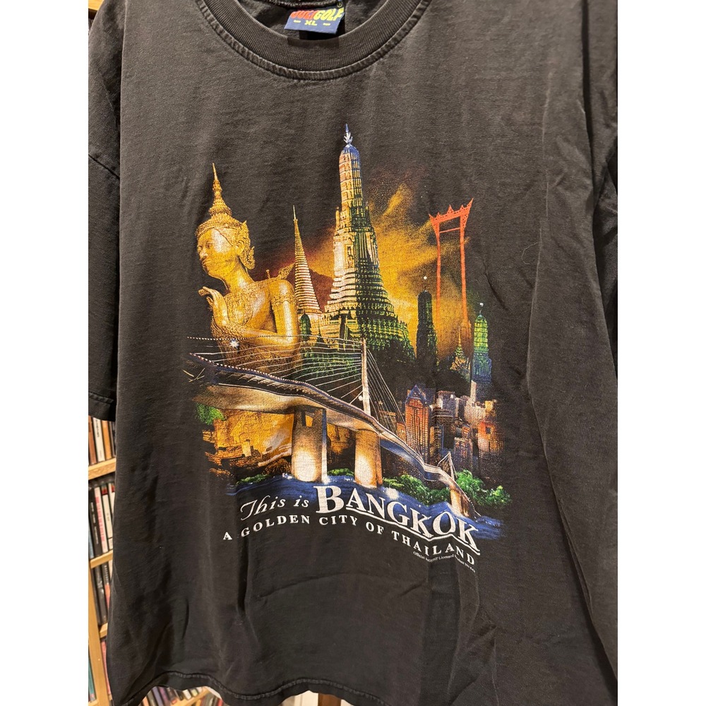 Vintage Bangkok Thailand Travel Tee - Size XL